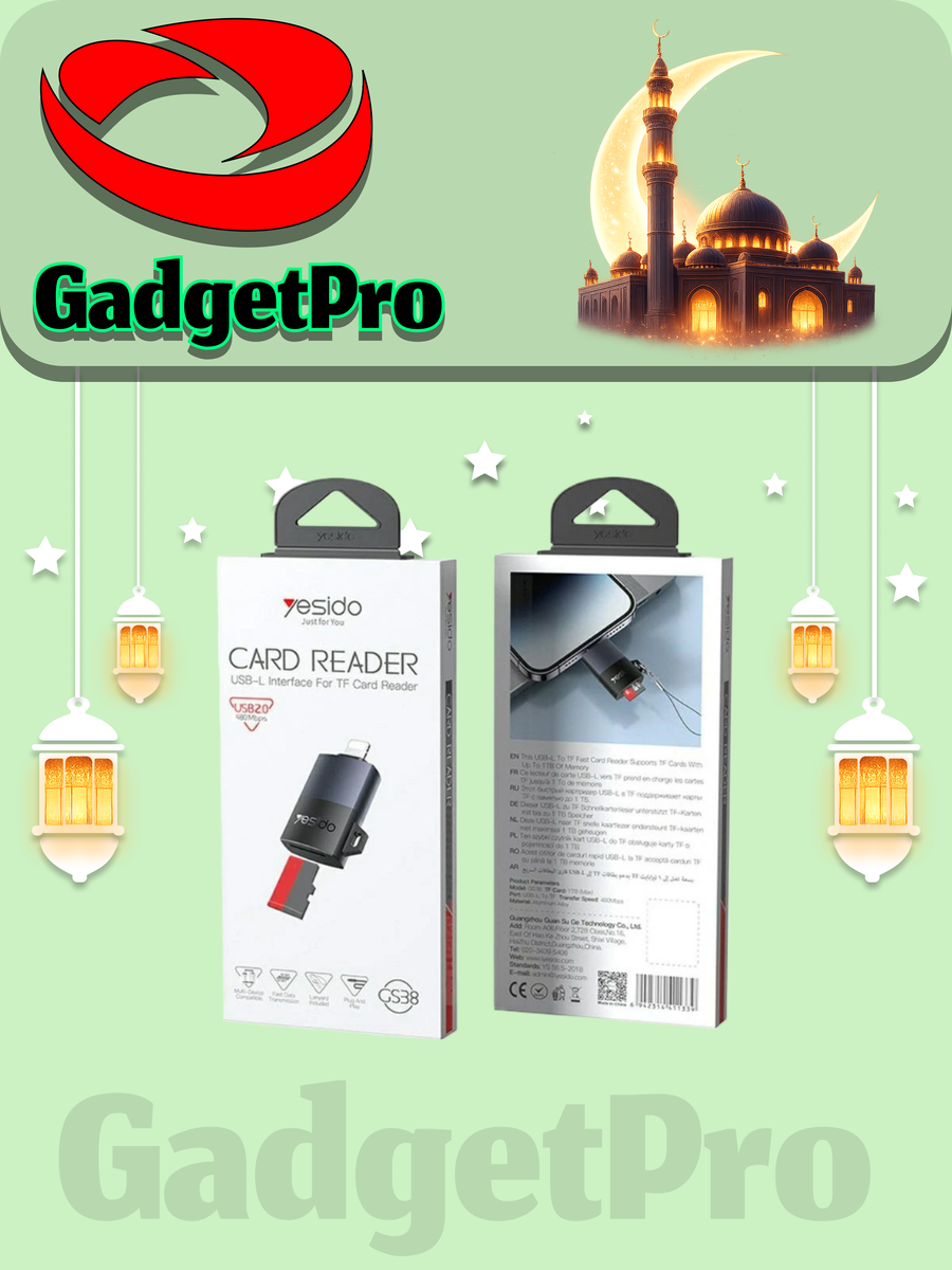 Переходник Yesido GS22 Lightning - Type-C: быстрый адаптер для зарядки и передачи данных