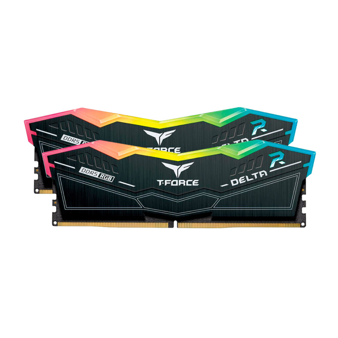 Оперативная память Teamgroup T-Force Delta 2х16Gb/DDR5/7800MHz/RGB FF3D532G7800HC38DDC01 1.4 В черный