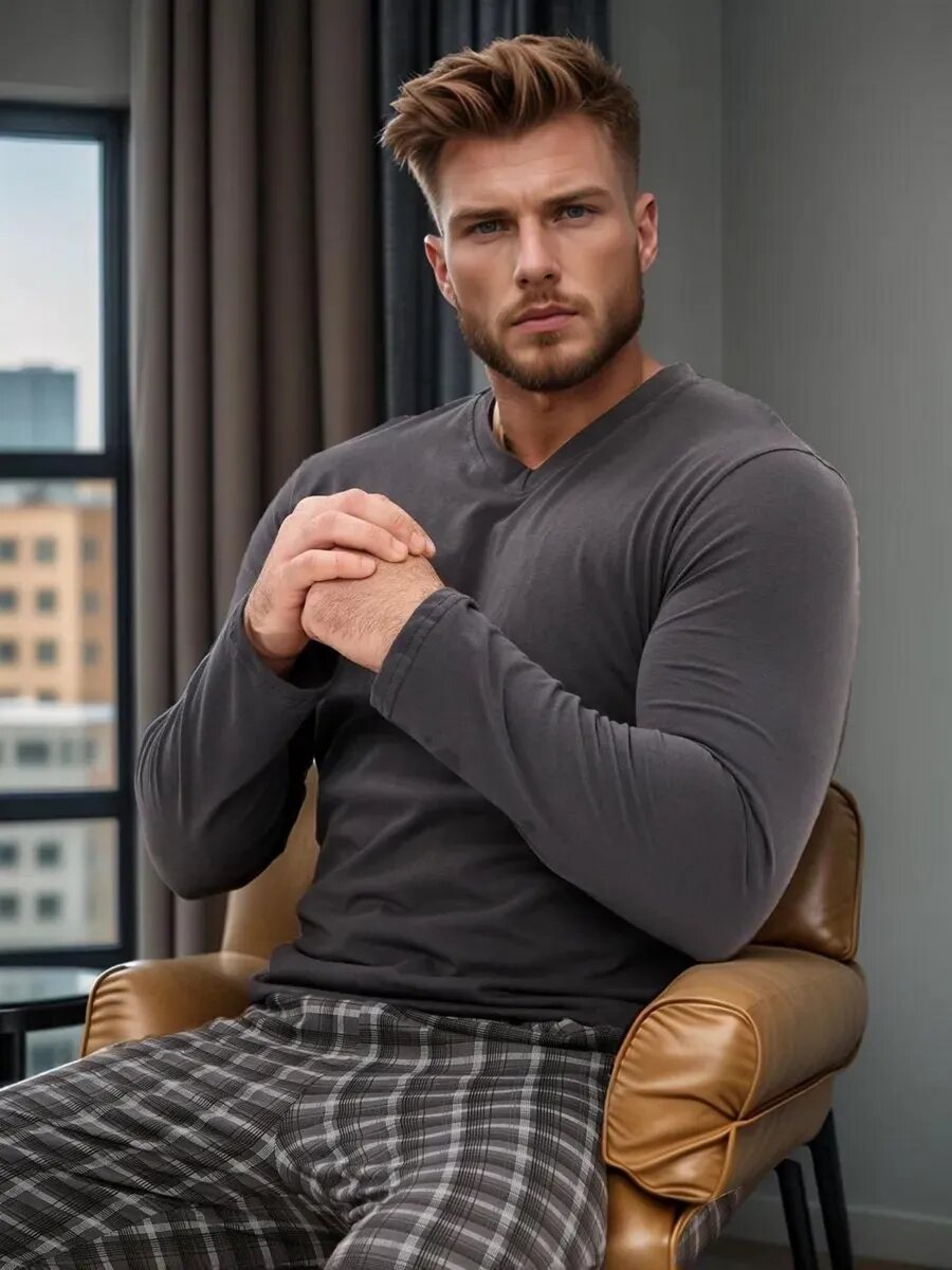 Пижама IHOMELUX, размер 50, серый — фото 1