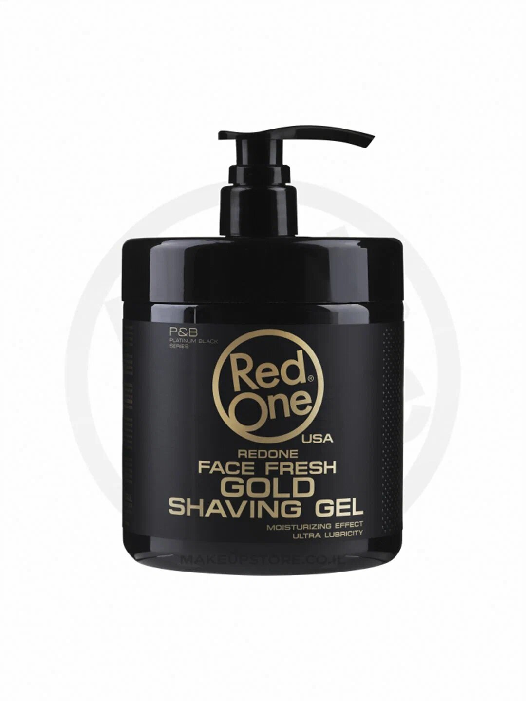 Гель для бритья RedOne Face Fresh Gold Platinum Black Series, 1000мл — фото 1