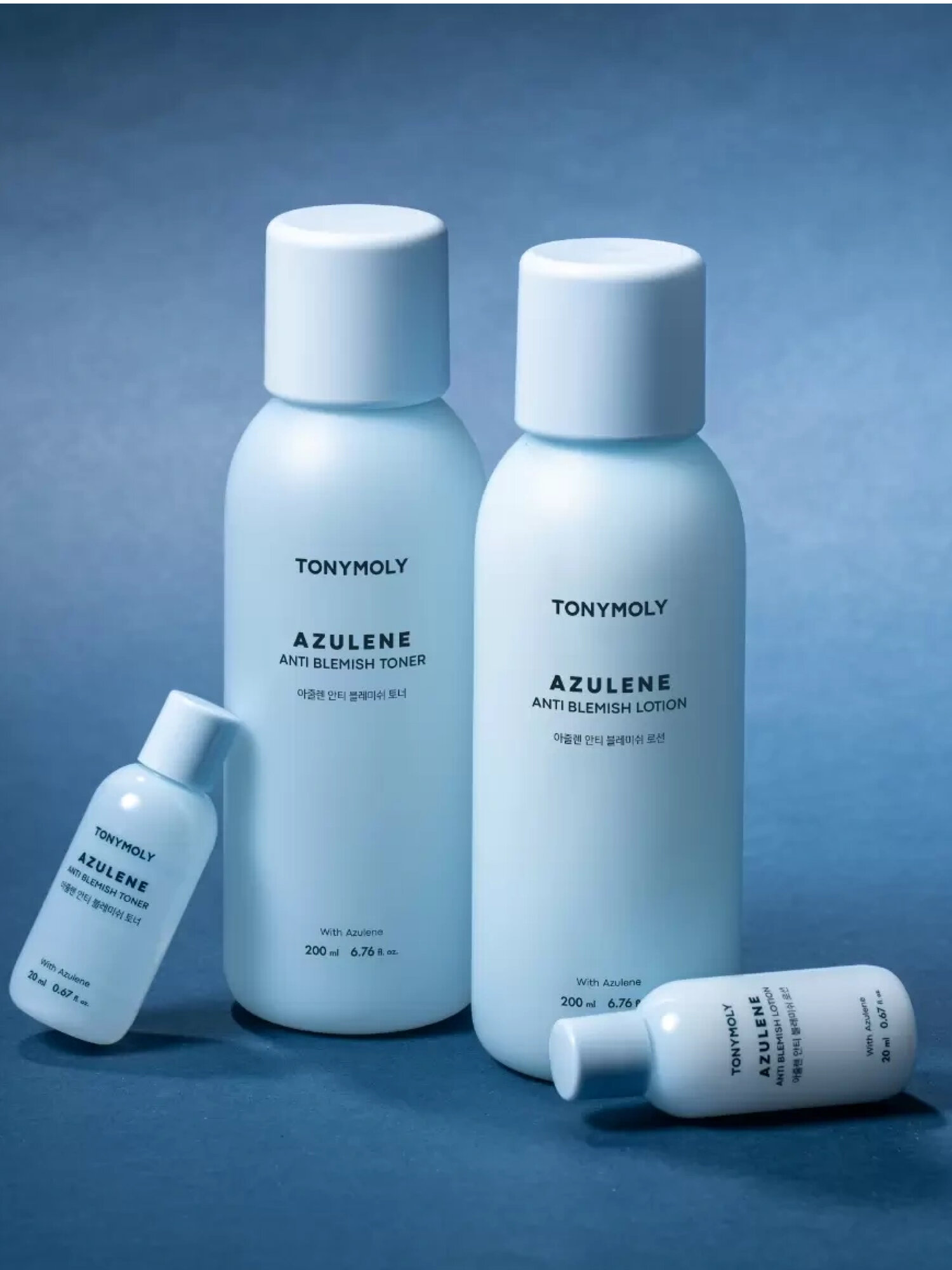 Набор для ухода за кожей с азуленом TONYMOLY Azulene Anti Blemish Skin Care Set