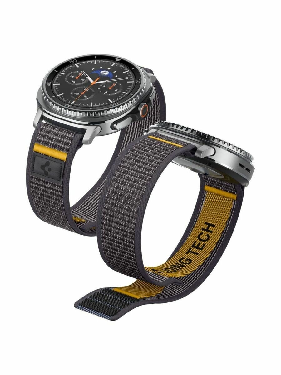 Ремешок Spigen на Samsung Galaxy Watch 8 / Classic (40/44/46 мм), Athlex Air (AMP10112), тканевый на липучке