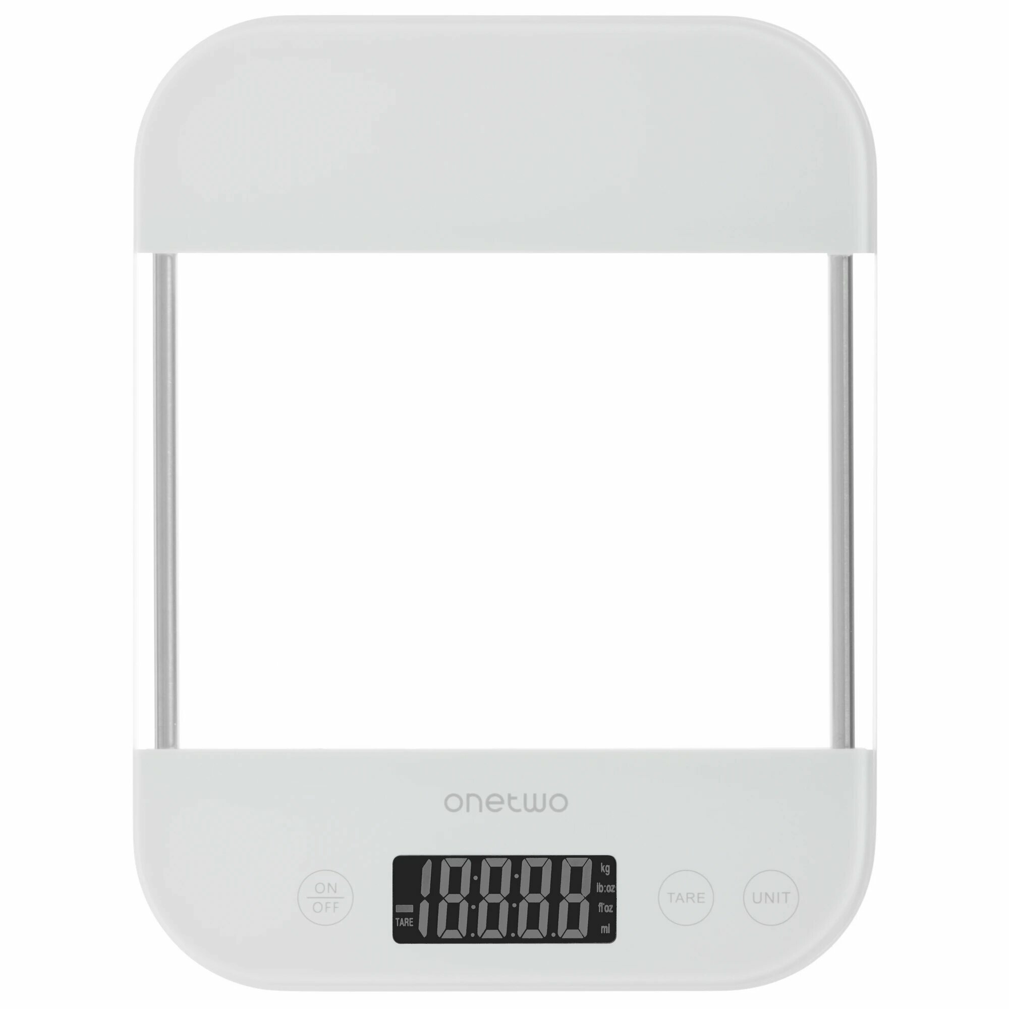 Кухонные весы OneTwo O3SC34, электронный принцип работы, точность измерения 1 г