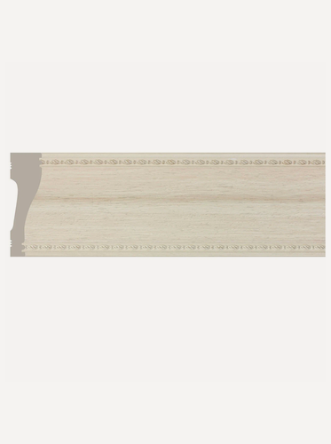 Изображение товара Молдинг, плинтус потолочный 60х18х2400 мм, крем. Cosca. Набор 4шт.