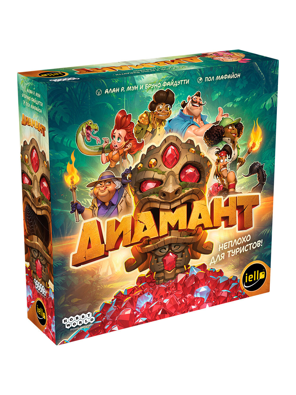 Настольная игра Hobby World Диамант семейная для детей и взрослых 8 лет для 3-8 игроков