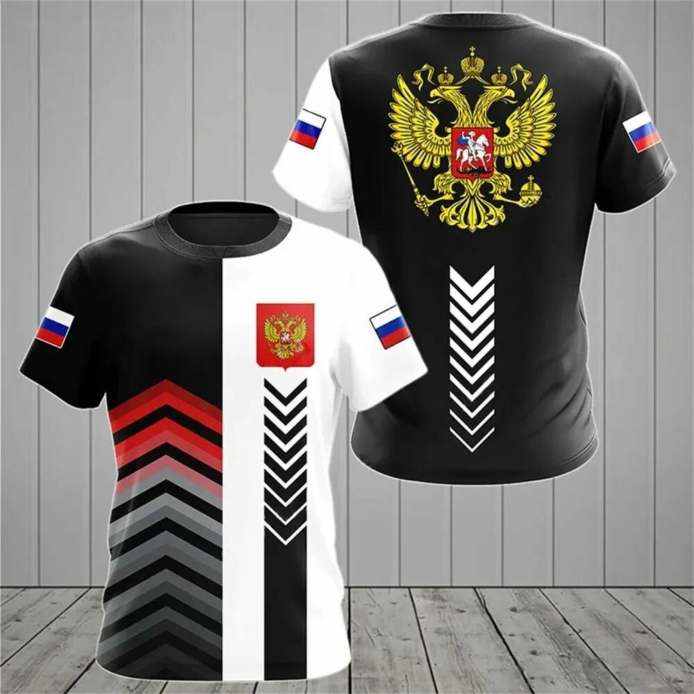 Мужская футболка с вышивкой