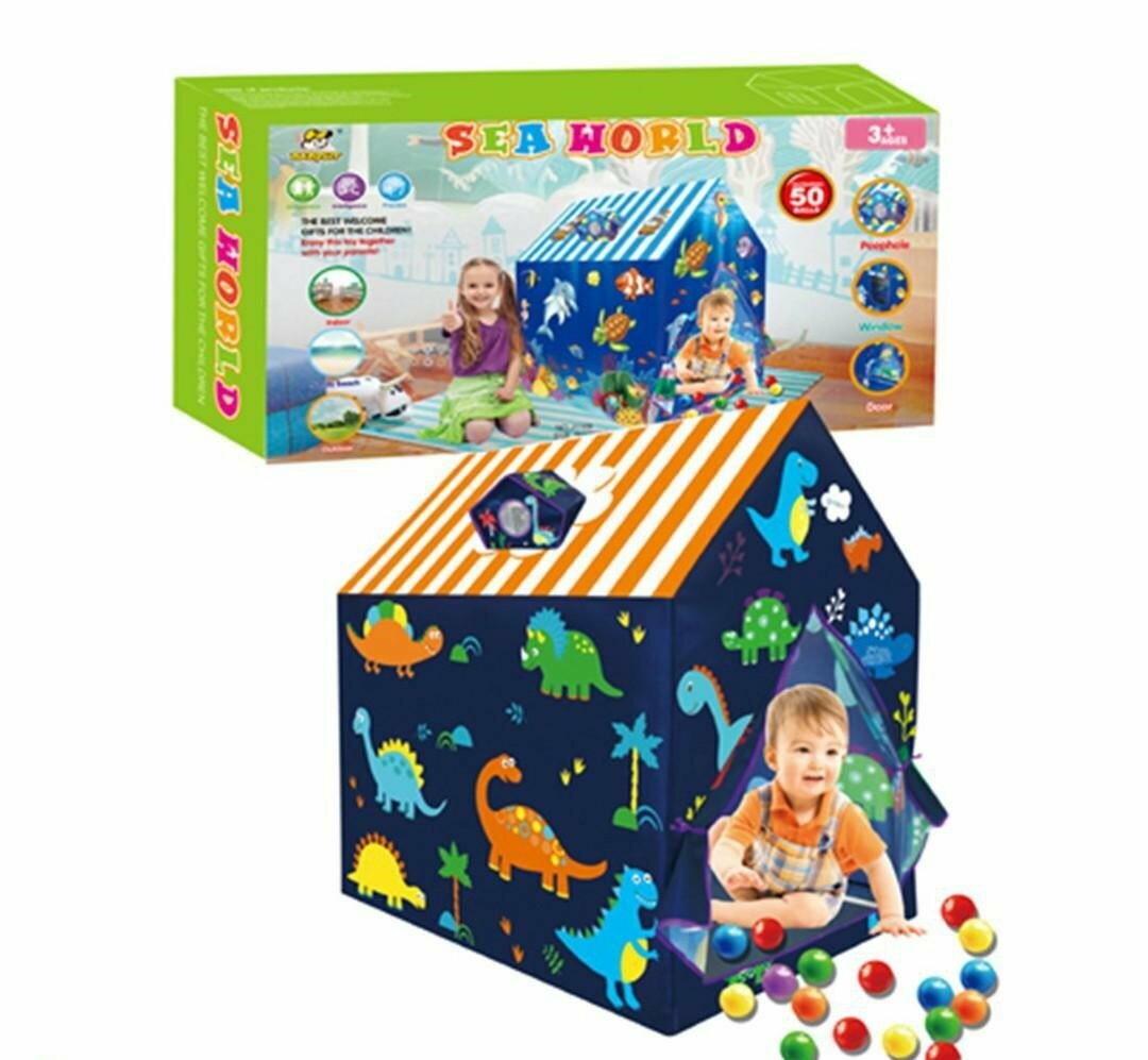 Игровая палатка Наша игрушка Динозаврики 94*70*104 см 644540