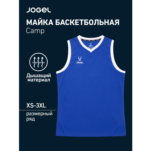 фото Майка спортивная jogel, размер l, синий