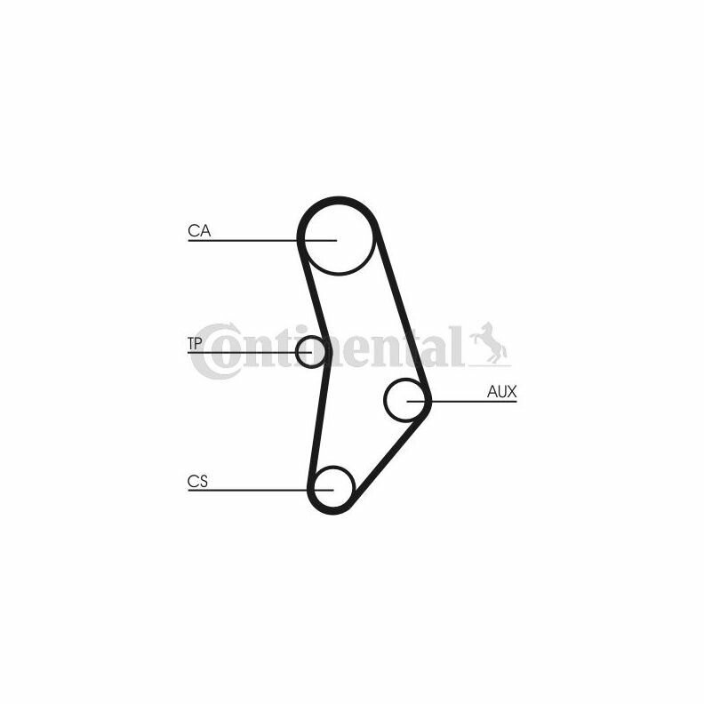 Ремень ГРМ! 127x254 BMW E28/E30/E34 2.0/2.5/2.3 86-91