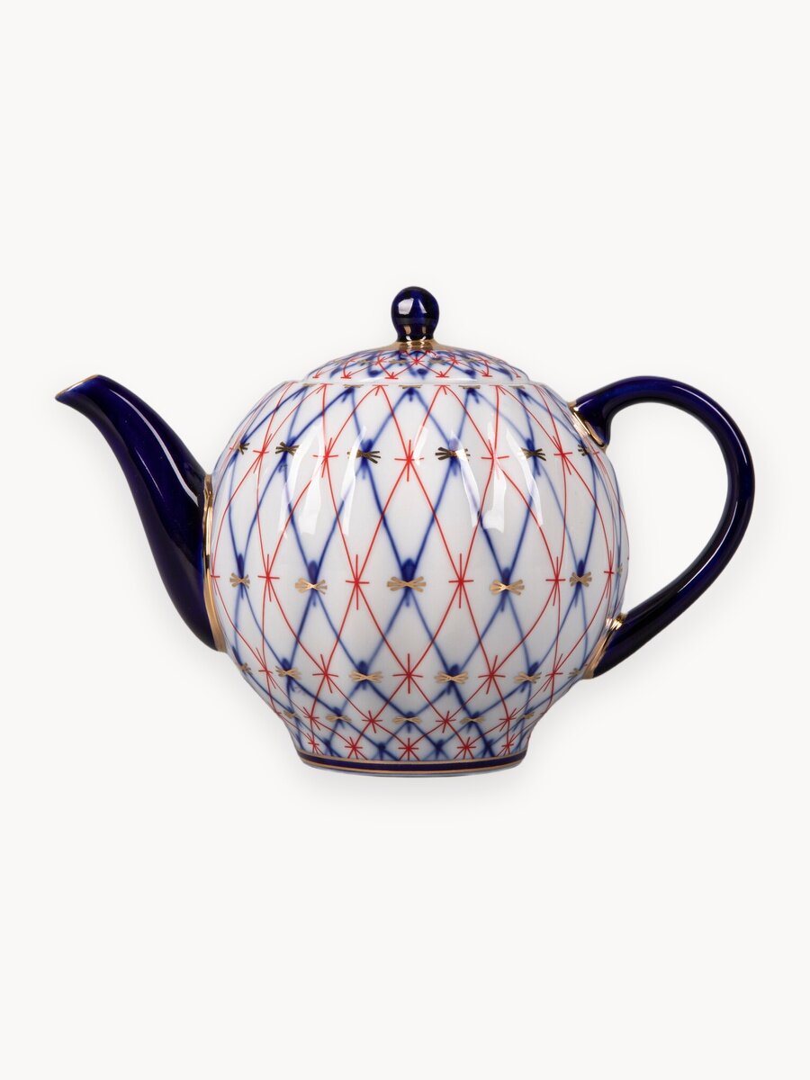 Чайник заварочный форма Тюльпан, Сетка 1950, Императорский фарфоровый завод
