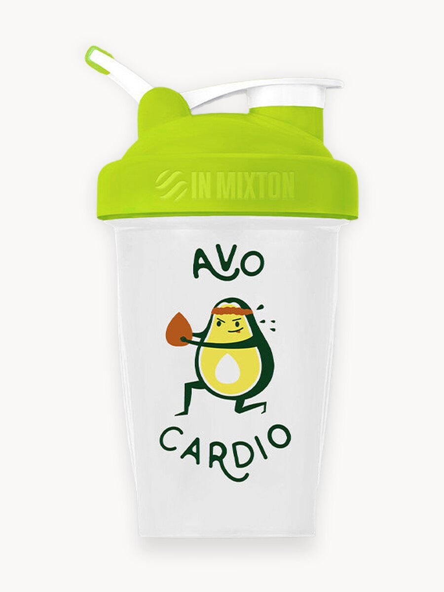 Шейкер для протеина и коктейлей спортивный inMixton 400 мл Прозрачный