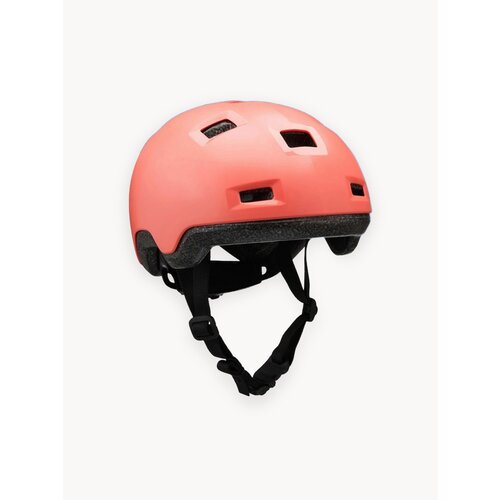 Шлем детский для катания на роликовых коньках, скейтбордах и самокатах коралловый Oxelo B100 Декатлон 8851072