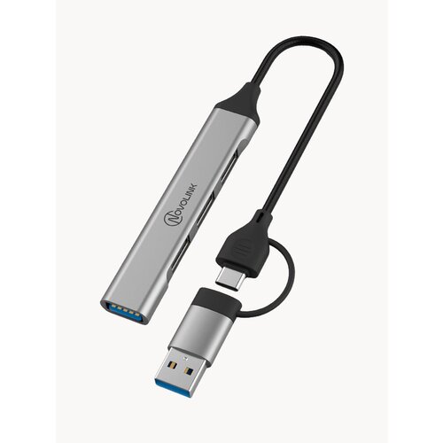 USB HubType-C Hub USB-концентратор USB 30 HUB разветвитель USB- ХАБ для периферийных устройств 650₽