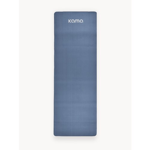 Коврик спортивный для фитнеса из NBR толстый, 1 см, Kama