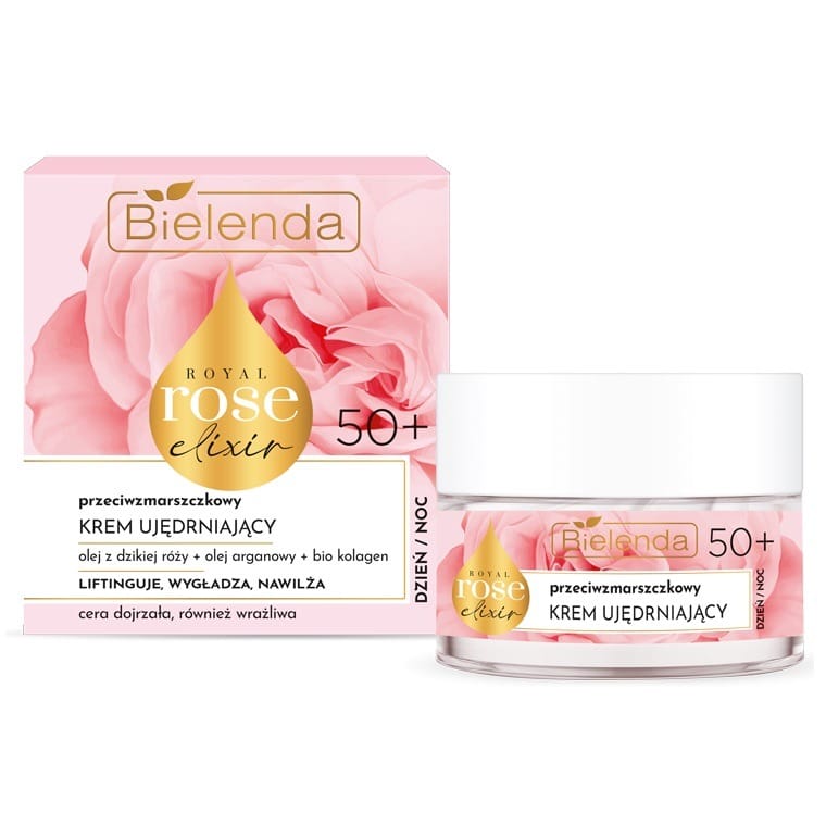 Крем для ухода за кожей Bielenda Royal Rose Elixir антивозрастной подтягивающий, 50 мл