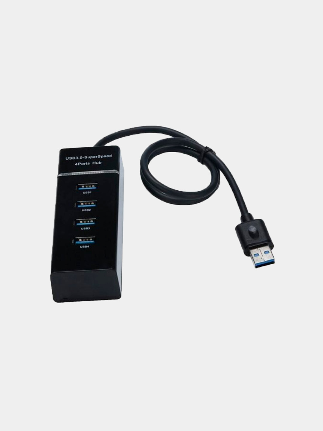 USB-хаб 303, 4х1, USB 3.0, 4 разъёма, LED-индикатор, 1.2 метр — фото 1
