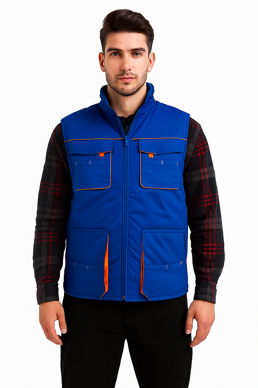 Спецодежда, жилет утепленный, смесовая ткань, очень теплая