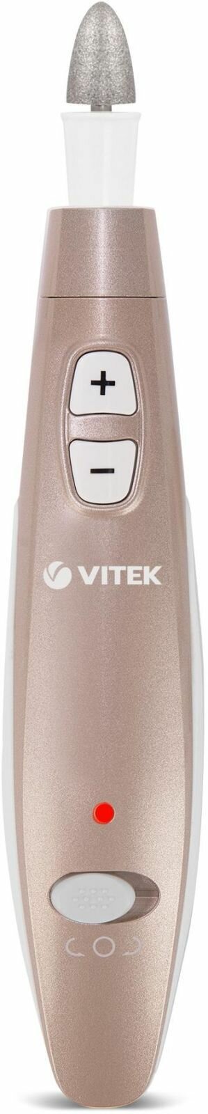 Маникюрный набор Vitek GD, золотистый, 7 насадок, 12 Вт (VT-2214)