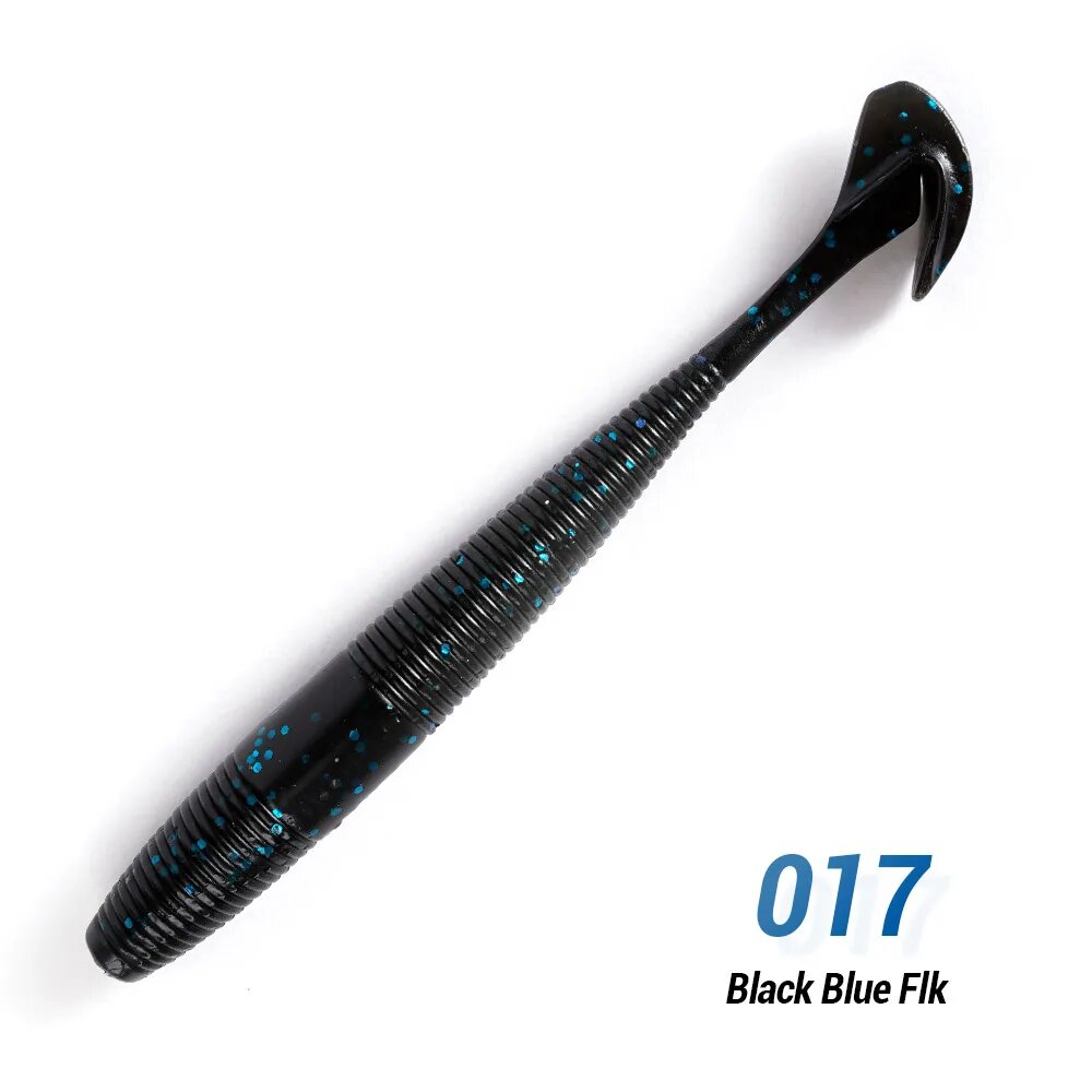 Мягкая приманка DYY Speed Worm, Черный Blue Flk, 14 см