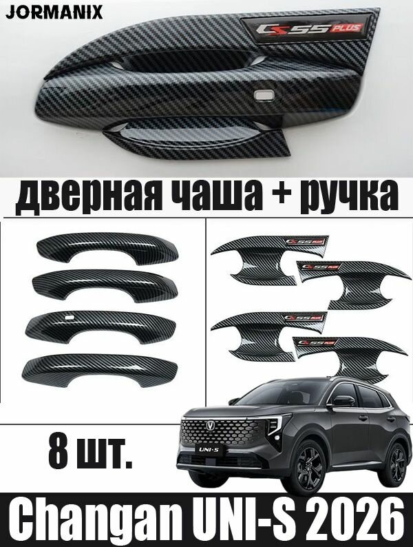 Защитная наклейка на ручку двери автомобиля Changan UNI-S 2026, Changan UNI-S 2026 аксессуары