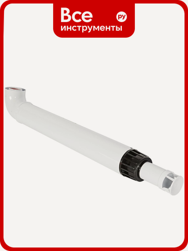 Изображение товара Комплект дымохода ROMMER антилед универсальный 60/100 - 1000 мм RCA-6010-251000 RG0091CSP6DRQ0, 1000 мм из алюминия