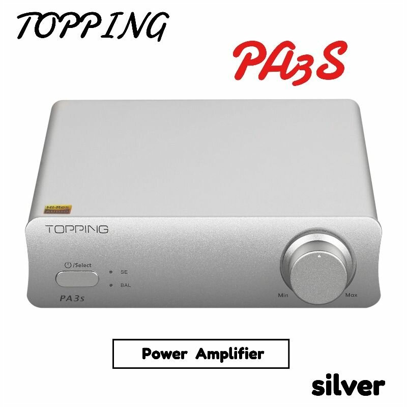TOPPING PA3S Усилитель мощности 80 Вт * 2 65 Вт * 2 2xMA12070 Полностью сбалансированный усилитель класса D
