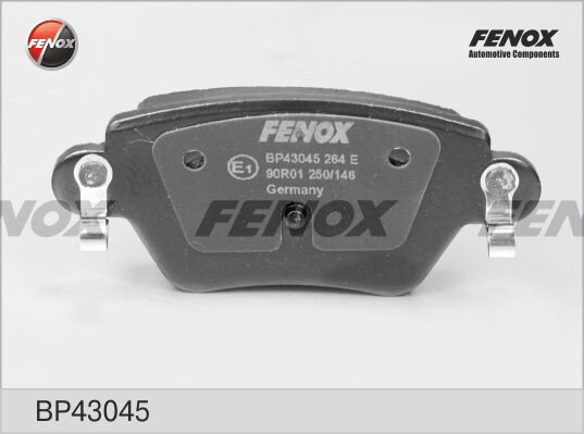 Колодки тормозные задние FENOX BP43045