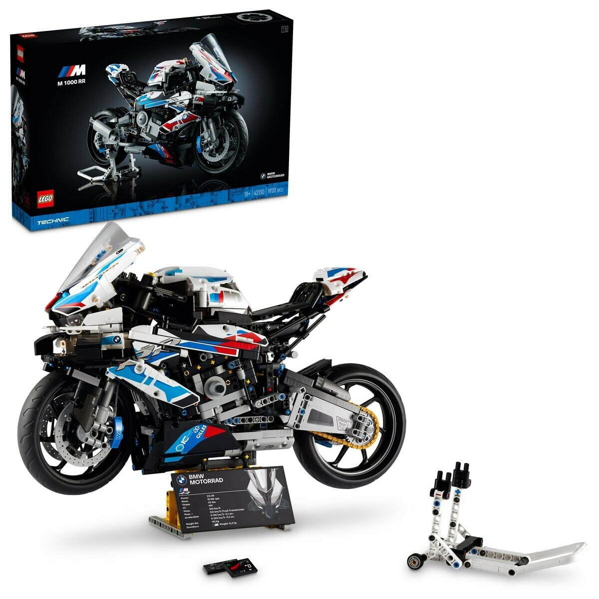 Конструктор LEGO Technic 42130 Автомобиль BMW M 1000 RR, 1920 дет.