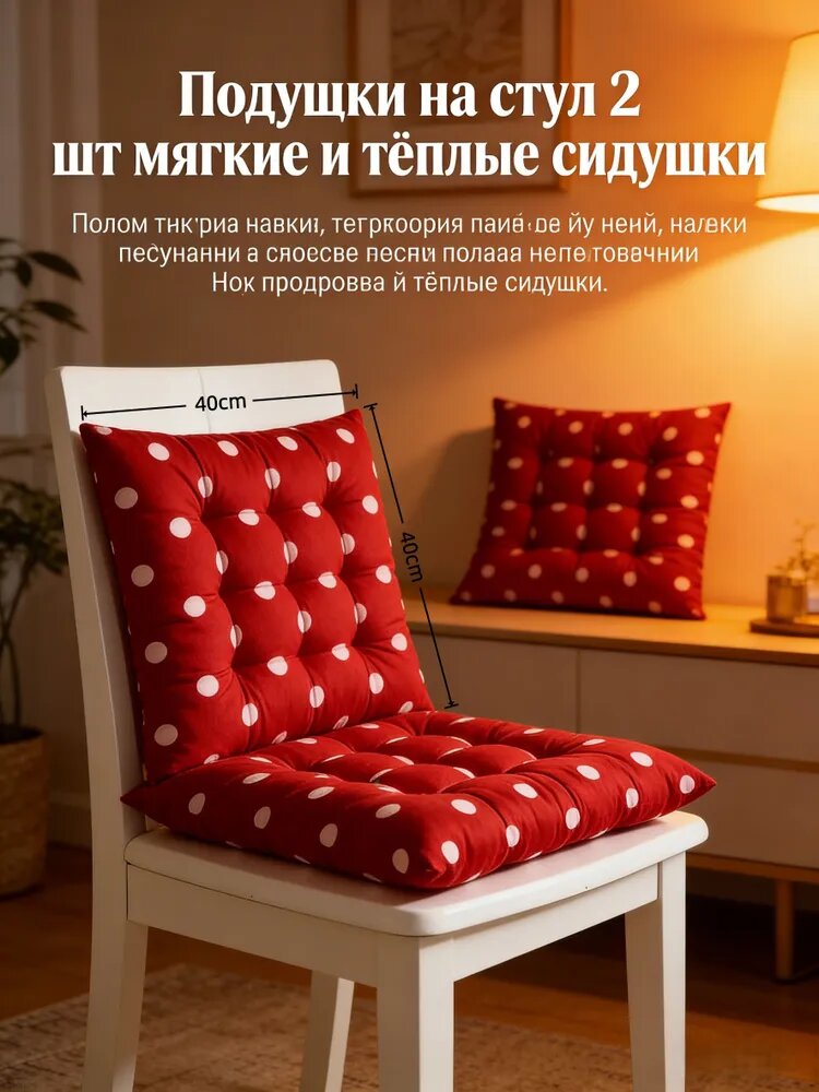 Подушка на стул HALA-002240462459230 40x40 см