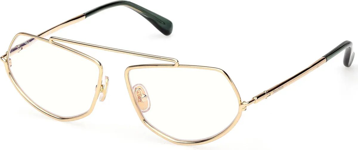 Оправа MaxMara MM 5202-B 030, тип оправы ободковая, материал оправы металл, пол женские, форма оправы круглая