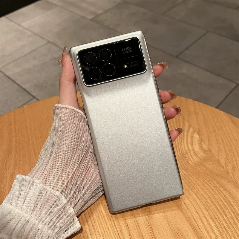 Чехол для Xiaomi MIX Fold 3 матовый электроохлажденный покрытие, небесно-голубой ультра-тонкий ударопрочный для