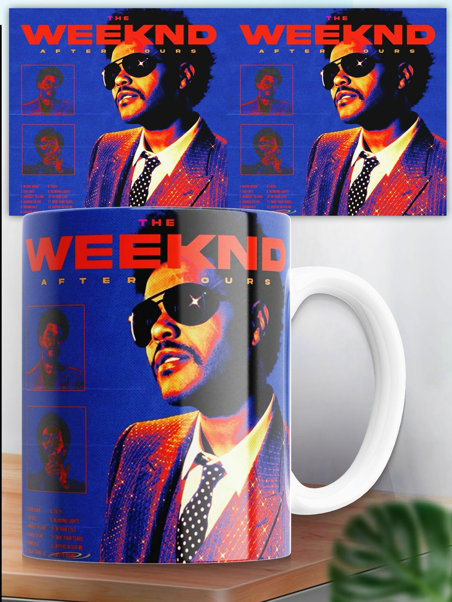 Кружка с принтом The Weeknd 2
