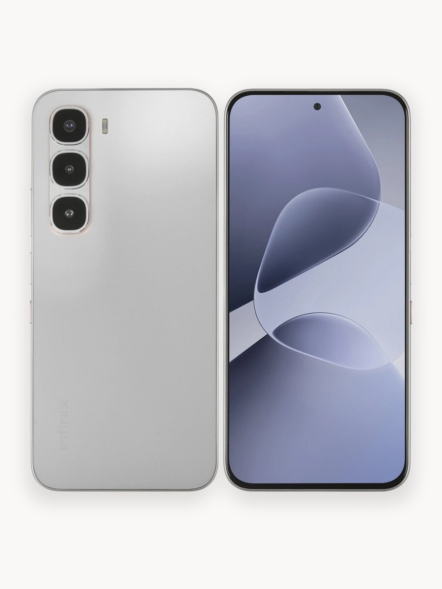 Смартфон INFINIX HOT 60 PRO X6885, Ростест (ЕАС) 8/256GB, серебристый