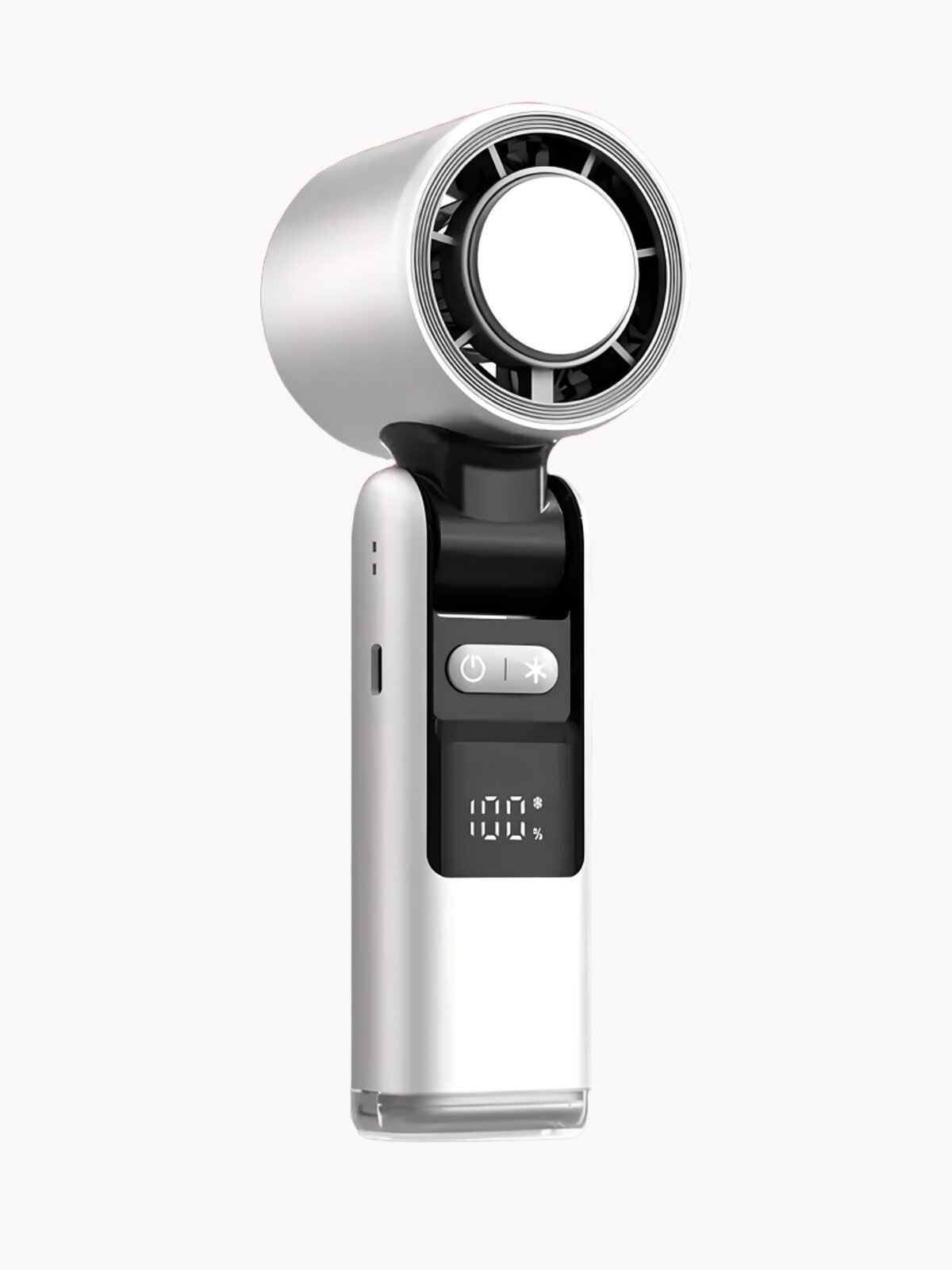 Мини вентилятор ручной портативный, настольный с регулировкой скорости