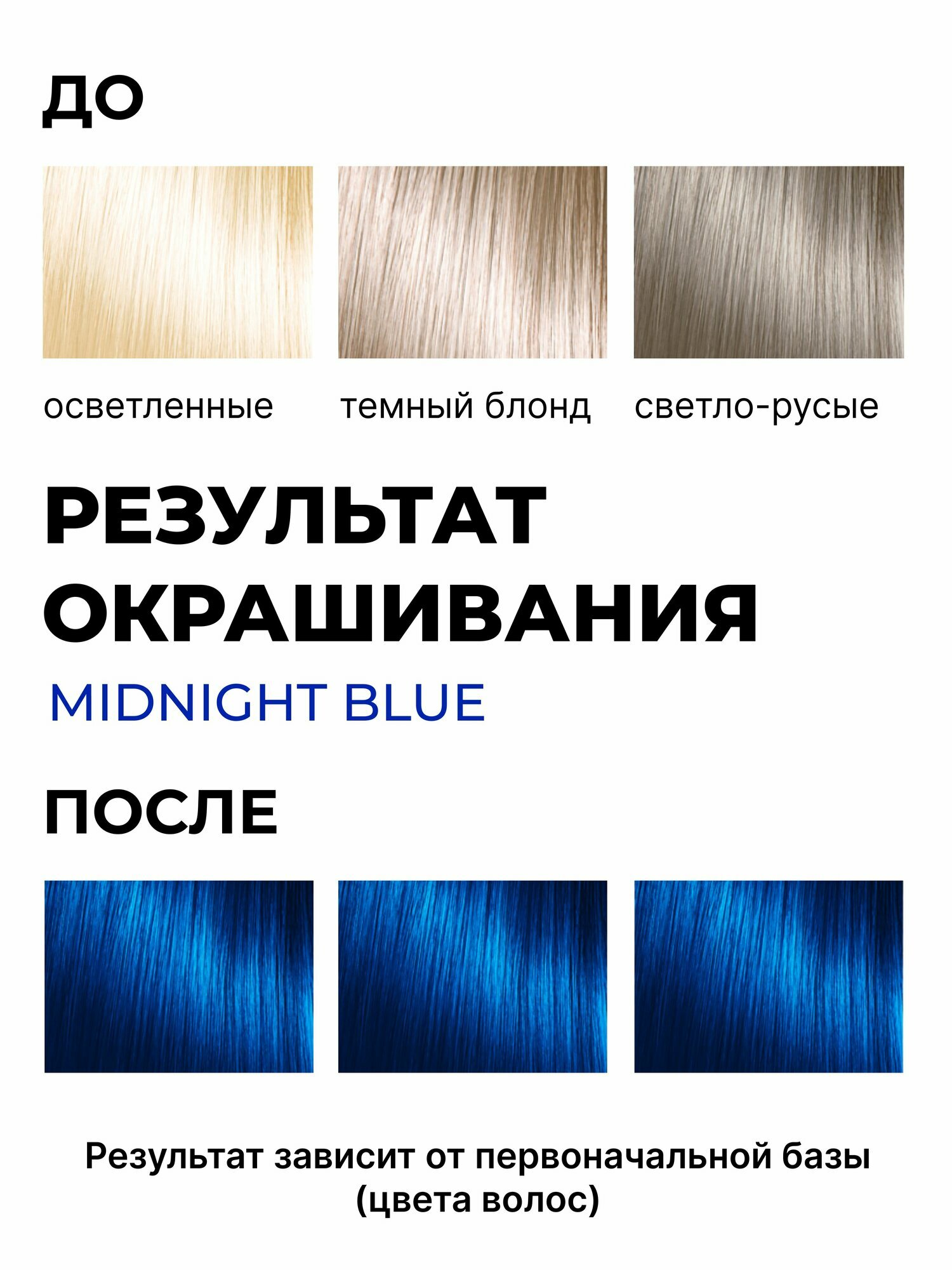 Оттеночный бальзам для волос женский Тоника Color Evolution, тон 3.1 Синий Midnight blue, 150 мл — фото 1