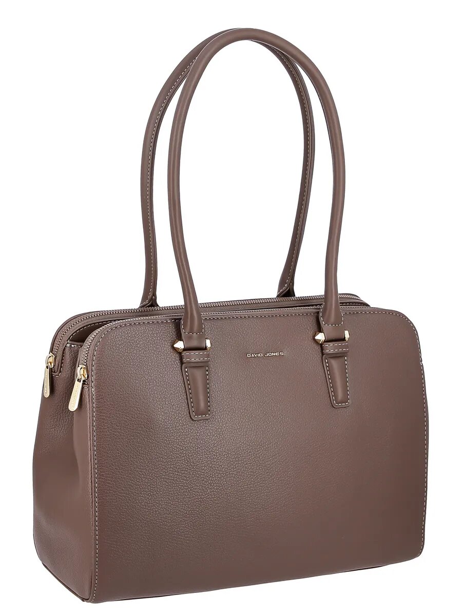 Сумка тоут DAVID JONES, темно-коричневый — фото 1