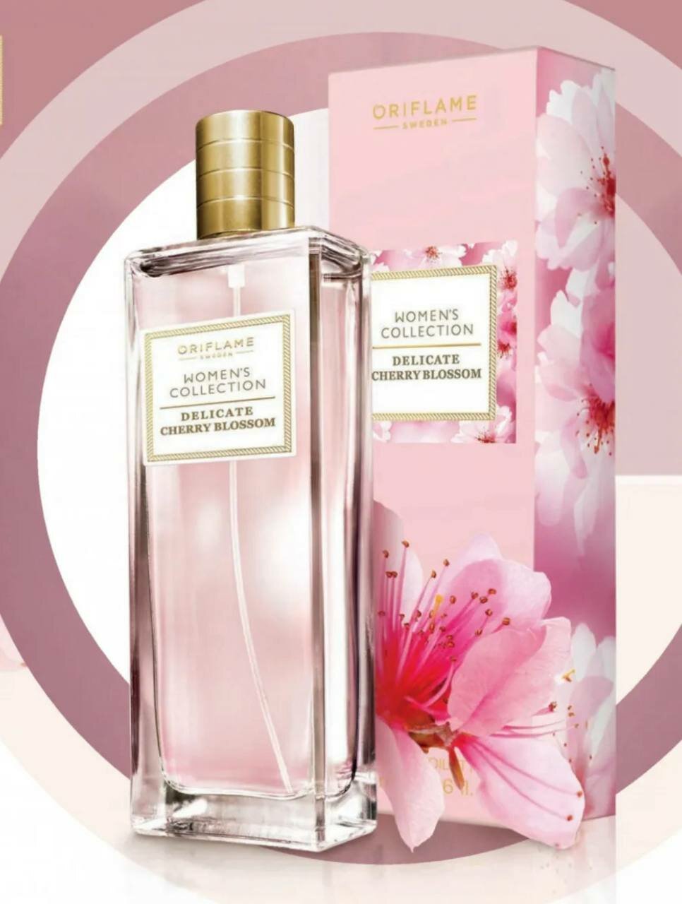 Туалетная вода "Oriflame Women's Delicate Cherry Blossom", для женщин, 50мл