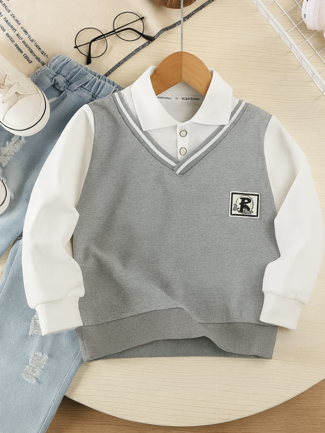 Свитер  1, размер 2, grey — фото 1