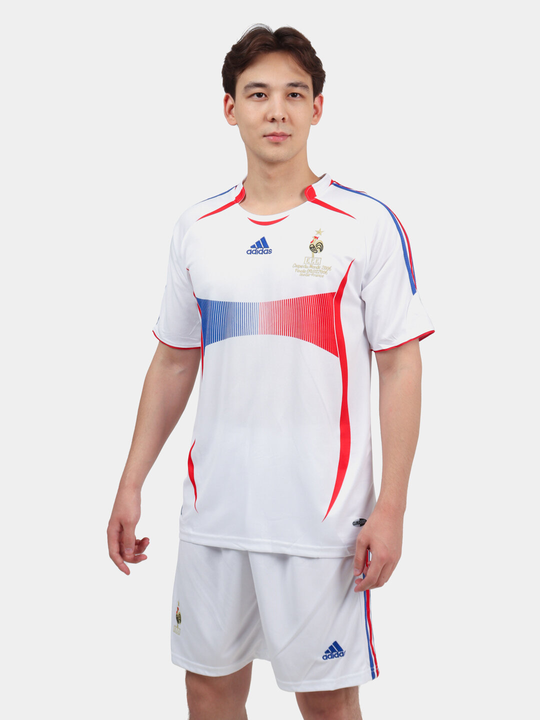 Форма спортивная  Dri-Fit, размер 2XL, белый/голубой — фото 1