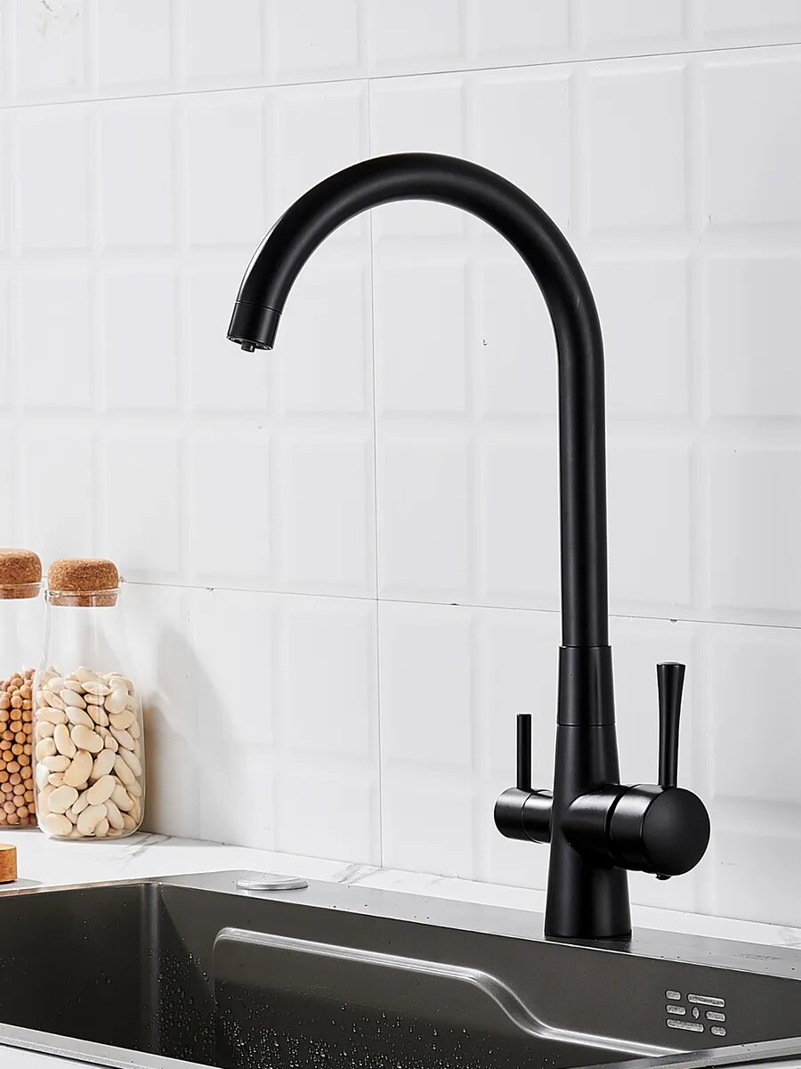 Высокий смеситель для кухни с фильтром для воды Shevanik S428H