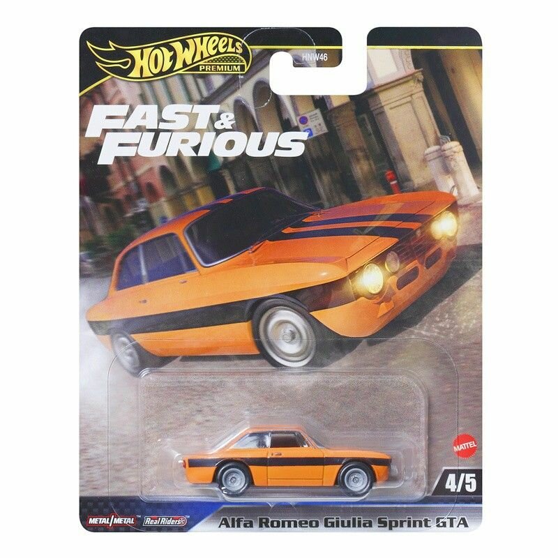 Hot Wheels X форсаж 1:64 коллекционная модель машинки(K4-Альфа Ромео)