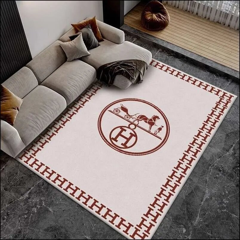 Hermes Ковер 80x120 см орнамент желтый
