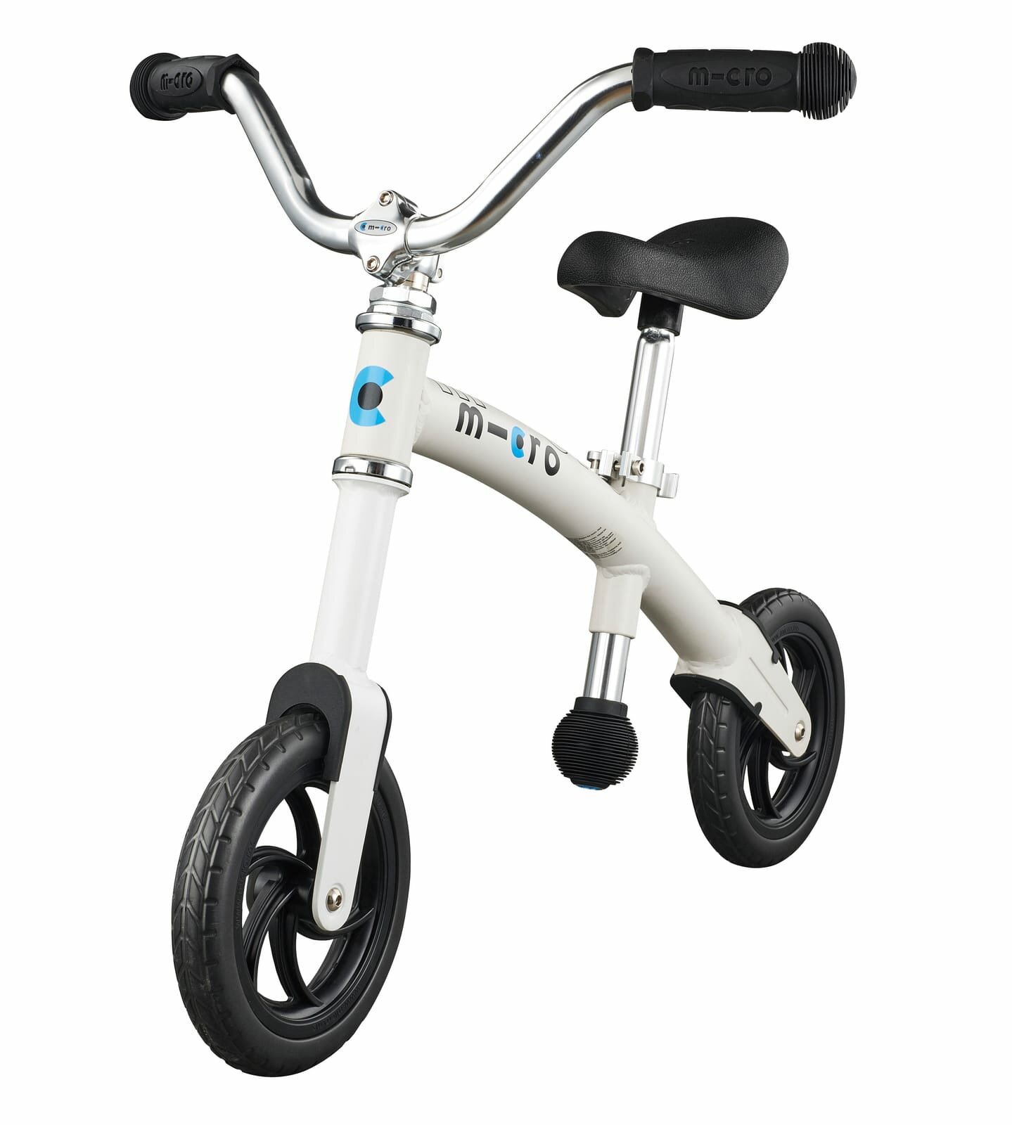 DECATHLON беговел Micro G-Bike Chopper, белый, диаметр колес 200 мм
