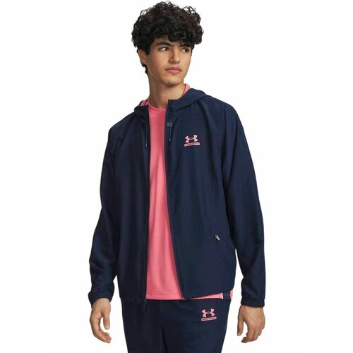 фото Ветровка under armour ua tech sport woven jkt, размер sm, синий