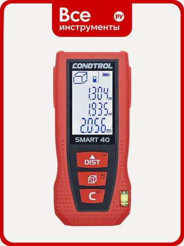 Изображение товара Лазерный дальномер CONDTROL Smart 40 1-4-097, с помощью всего лишь трех