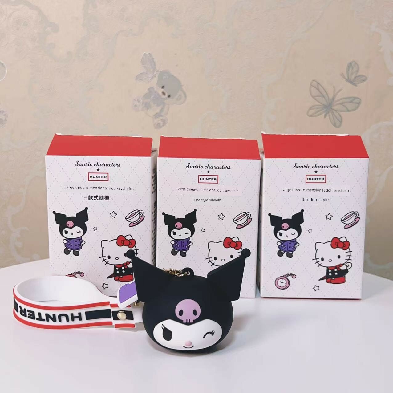 Коробка Hello Kitty с большими головами, прозрачный кейс для фигурок, коллекционный аксессуар