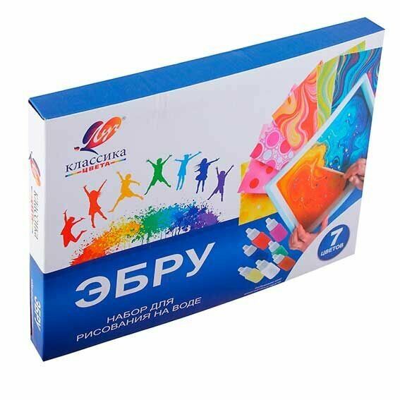Набор для рисования на воде 7цв ЛУЧ "Эбру", 35С 2314-08