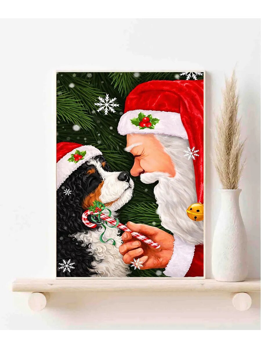 Бернедудль, Christmas, Плакат 30x42см