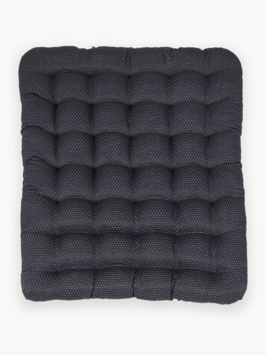 Подушка массажная, автомобильная на сидение Bio-Line, 55 x 40см, противоскользящая с ПВХ, серый