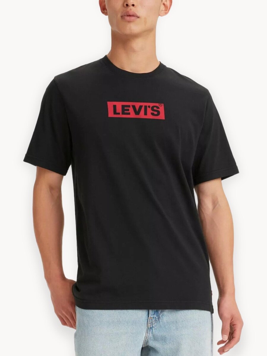 Футболка Levi's, размер S, черный
